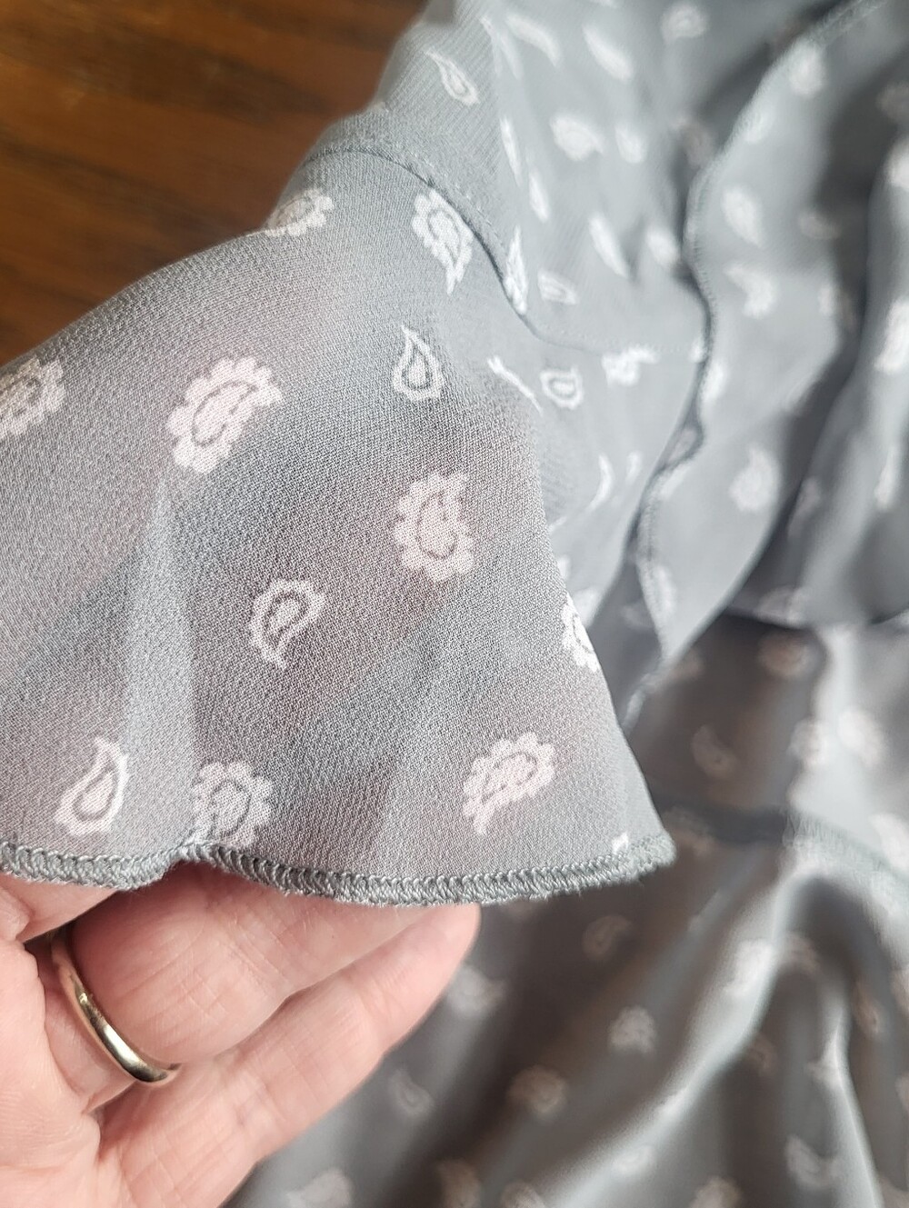Light Gray Wild Fable Tie Front Tank. XS New - Picture 6 of 9